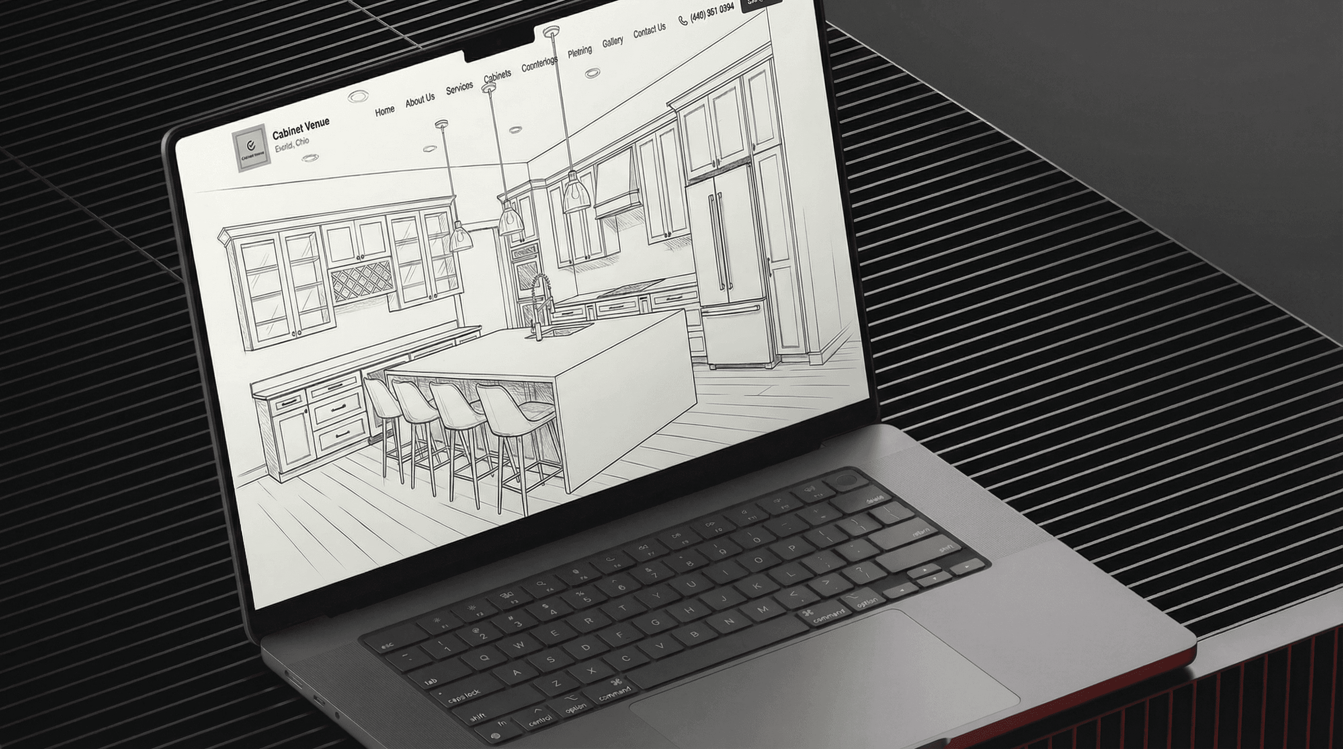 Cabinet Venue website preview